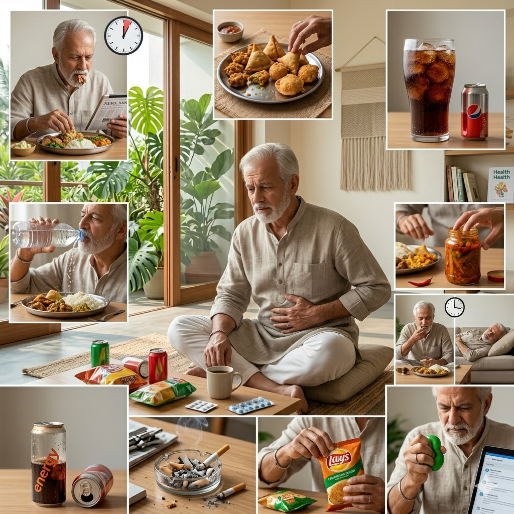 10 Daily Habits That Secretly Cause Gas & Acidity