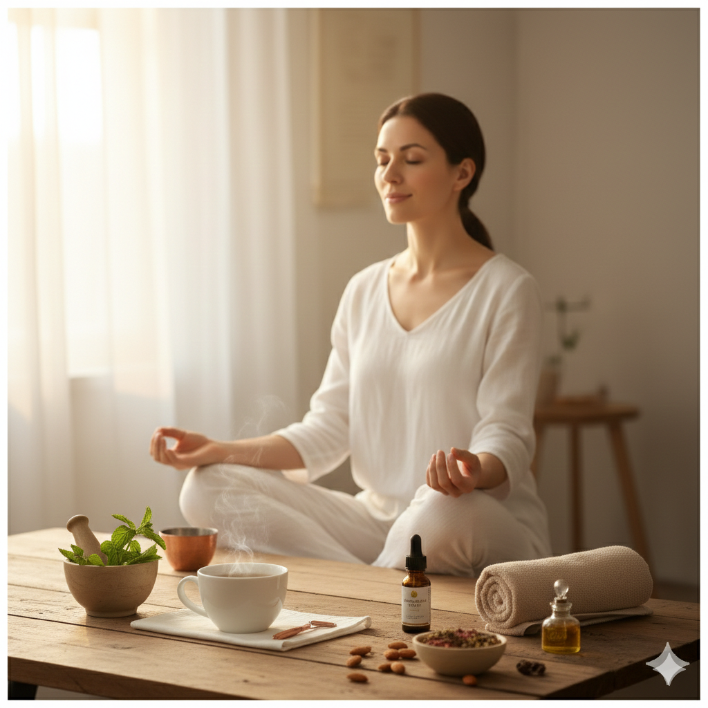 Daily Ayurvedic Routine (Dinacharya) to Reduce Stress Naturally
