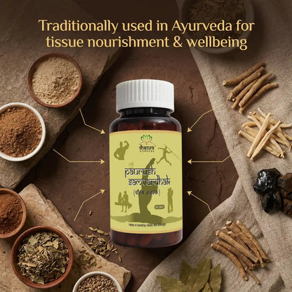 Paurush Samvardhak – Ayurvedic Men’s Strength & Daily Stamina Support: Dhanura