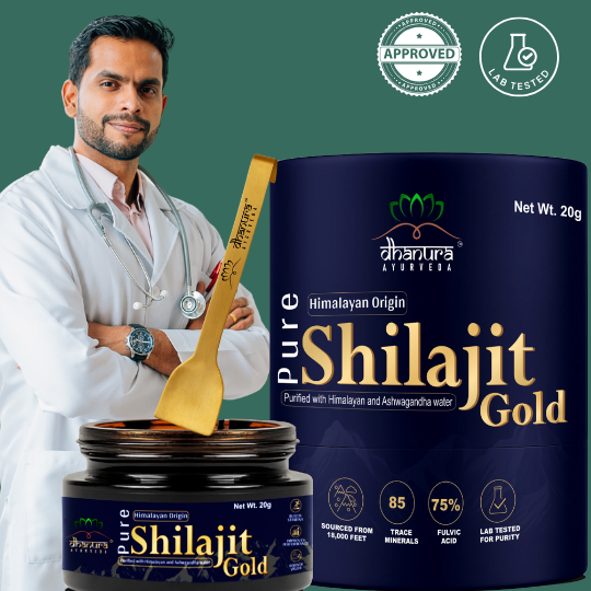 Premium Shilajit Gold Resin -85+ Minerals, 75% Fulvic Acid (20 Gram)