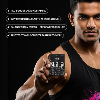 Dhanura Pure Himalayan Shilajit Resin - 85+ Minerals, 75% Fulvic (20 Gram)