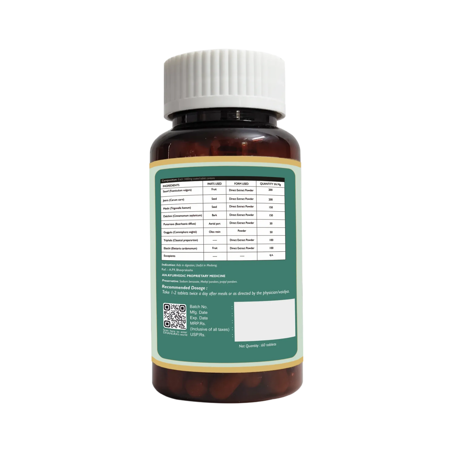 Medhantak Vati – Ayurvedic Support for Stubborn Weight & Belly Fat