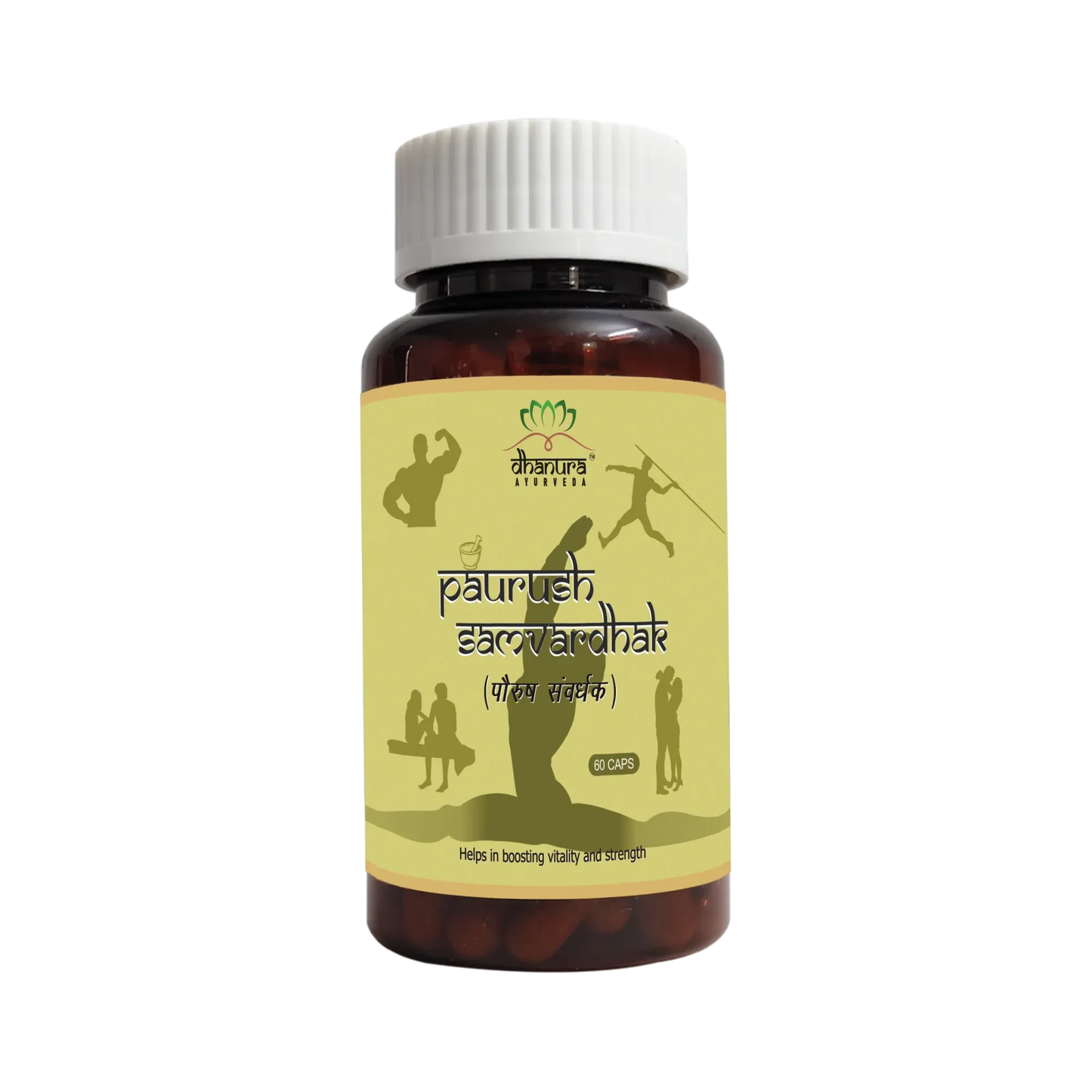 Paurush Samvardhak – Ayurvedic Men’s Strength & Daily Stamina Support: Dhanura