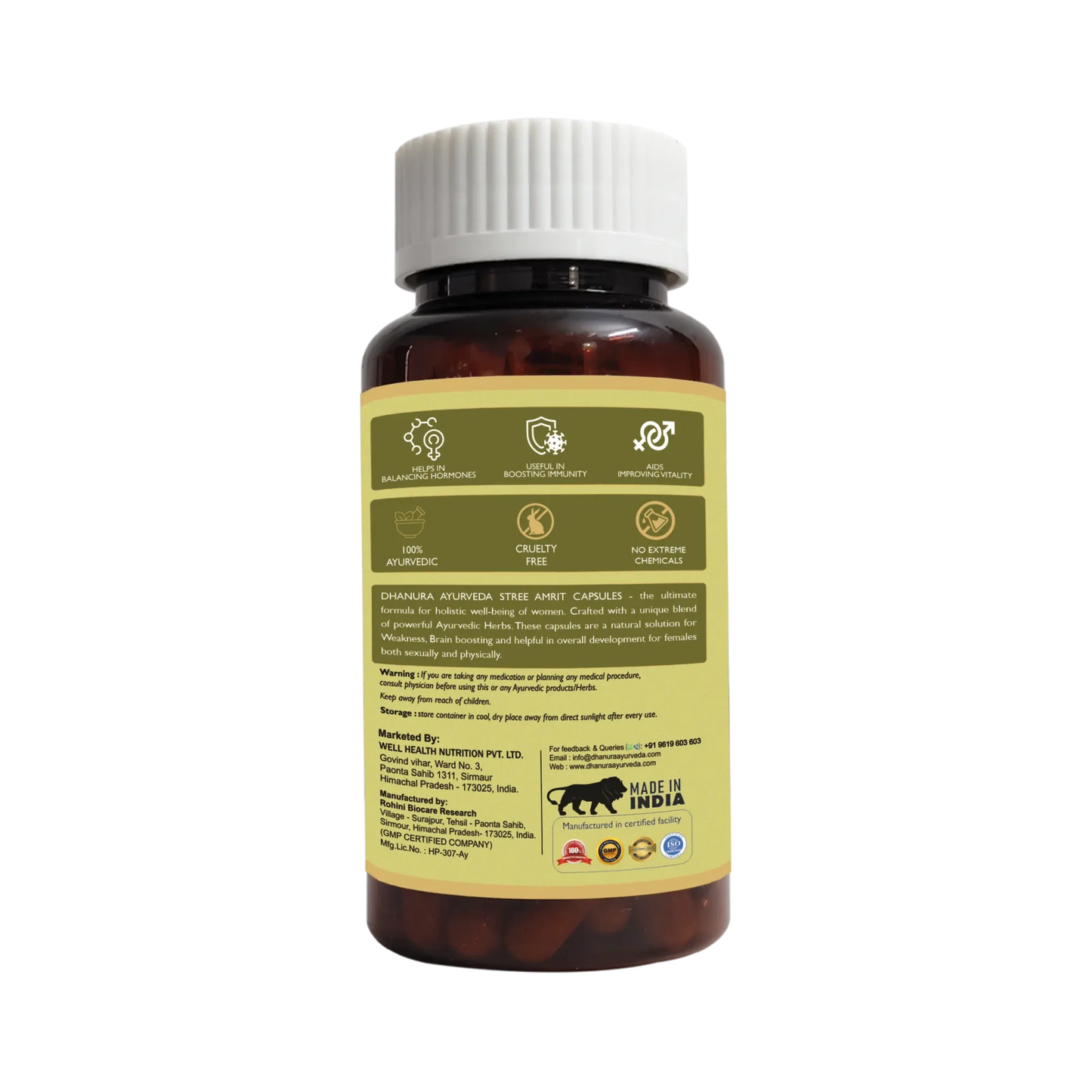 Dhanura Stree Amrit - Ayurvedic Women Health Supplement